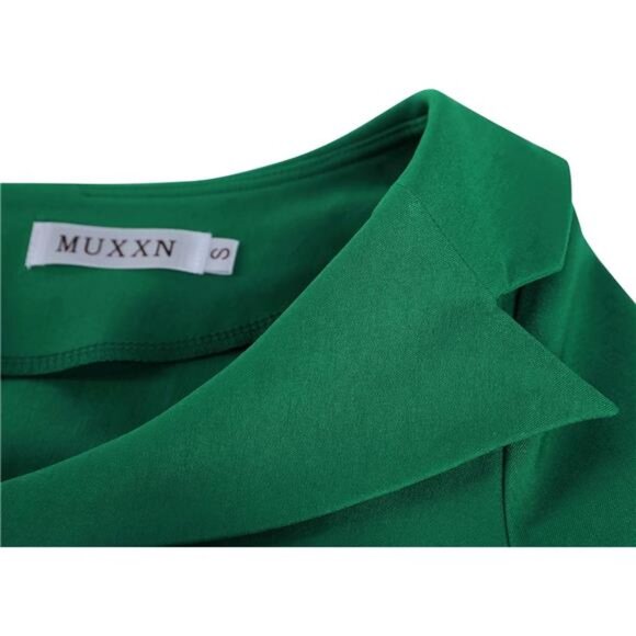 Women's Classic Vintage Sweetheart Tea Dress Green - Picture 3 of 5